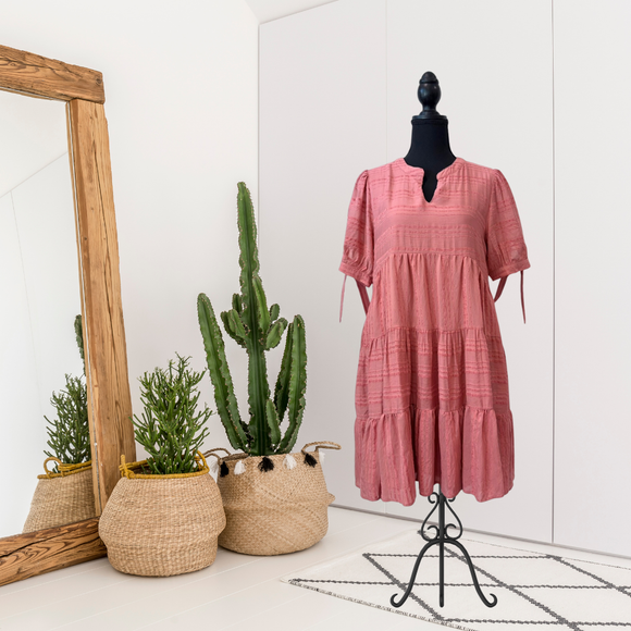 Bow Sleeve Dress