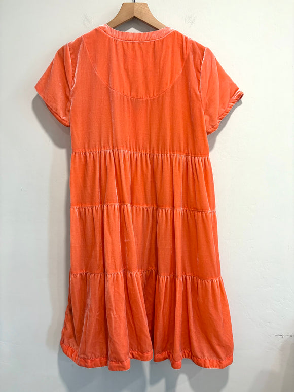 Velvet Tiered Dress