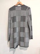 Houndstooth Plaid Cardigan-8