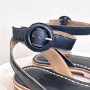 Raffia Open Toe Sandals-2