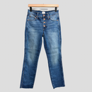 Buttonfly Cut Off Jeans-1