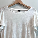 Linen Ruffle Sleeve Top-3