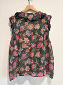 Floral Lace Ruffle Top-9