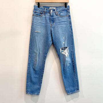 Button Fly Wedgie Jeans