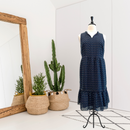 Swiss Dot Sleeveless Dress-1