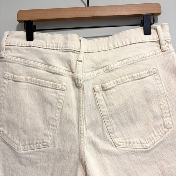 Button Fly Jean Shorts
