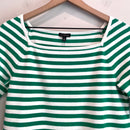 Striped Knit Stretch Sweater-3