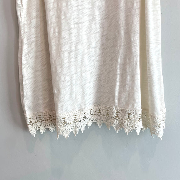 Crochet Trim Sleep Tank Top