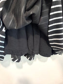 Striped Tie Front Dress-7