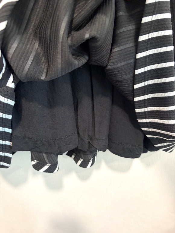 Striped Tie Front Dress