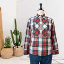 Plaid Long Sleeve Button Down Shirt-1