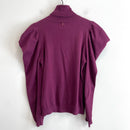 Puff Shoulder Turtleneck Sweater-9