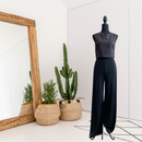 Faux Suede Topper Jumpsuit-1