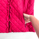Quilted Ruffle Puff Vest Jacket-5