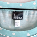 Polka Dot Pajama Dress-5