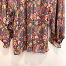Leaf Ruffle Trim Top-11