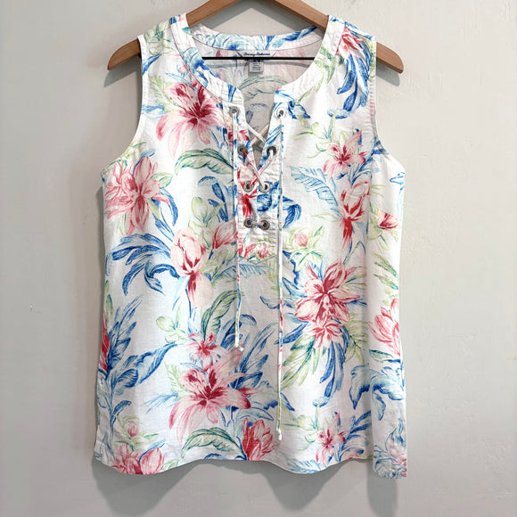 Floral Linen Top