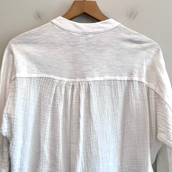 High Low Hem Cotton Top