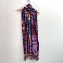 Tie Dye Fringe Hem Scarf-10