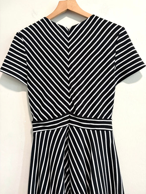 Striped Tie Front Dress