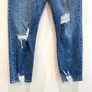 Distressed Slim Crop Jeans-3