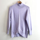 Mock Neck Tunic Sweater-2