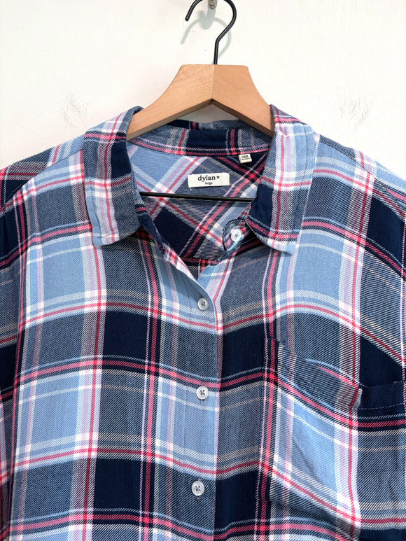 Plaid Button Down Top