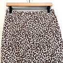 Leopard Linen Pencil Skirt-3