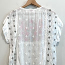 Floral Eyelet Embroidered Top-9
