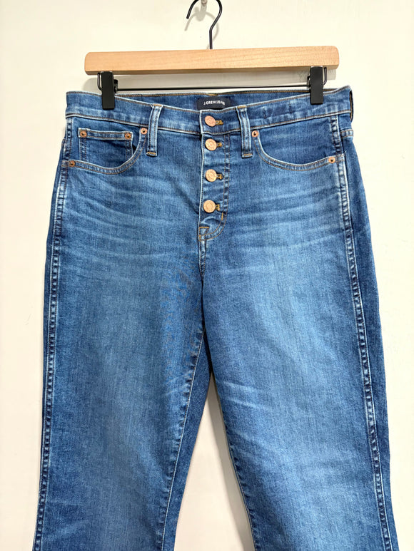 Vintage Straight Crop Jeans