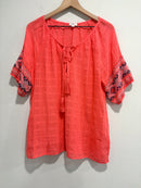 Embroidered Sleeve Tunic-2