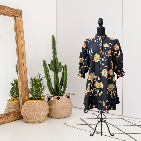 Floral Tie Back Dress