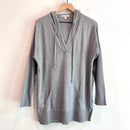 Hooded V-Neck Sweater-2