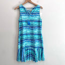 Sleeveless Stretch Flounce Dress-8