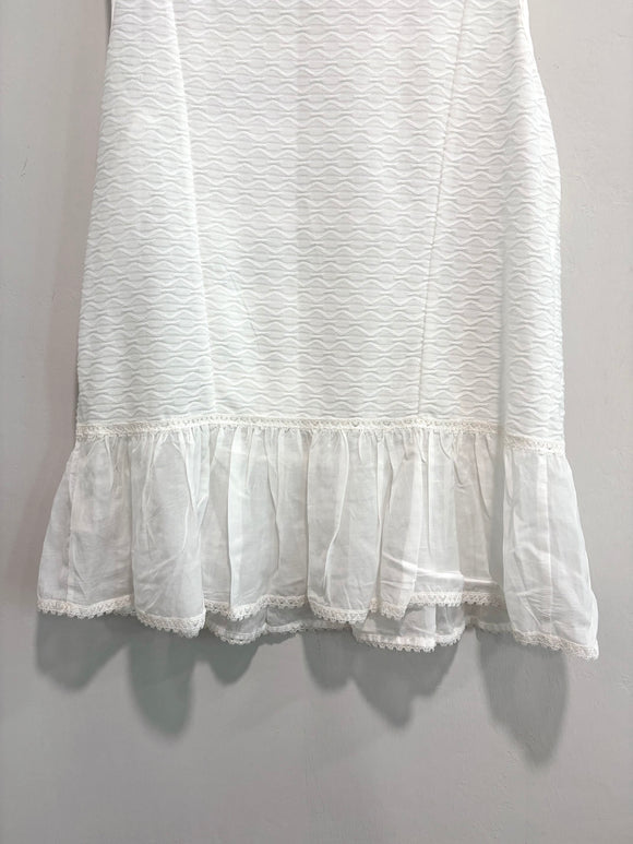 Ruffle Trim Tunic Top