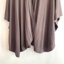 Open Poncho Wrap Sweater-5