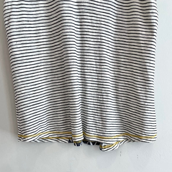 Striped Geometric Back Top