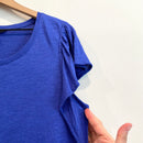 Ruffle Short Sleeve Top-5