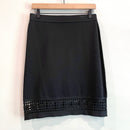 Cut Out Hem Knit Skirt-2