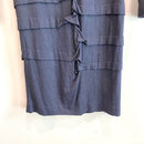 Long Sleeve V-Neck Sheath Dress-11