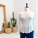 Henley Long Sleeve Top-1