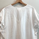 Ruffle Button Down V-Neck Top-9