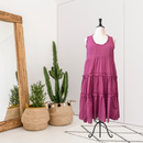 Ruffle Trim Midi Dress-1