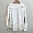 Silk Trim Long Sleeve Top-6