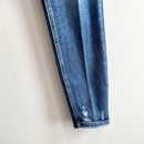 Distressed Mid Rise Skinny Jeans-4