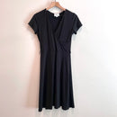 V-Neck Short Sleeve Dress-2