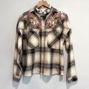 Plaid Embroidered Button Down-2