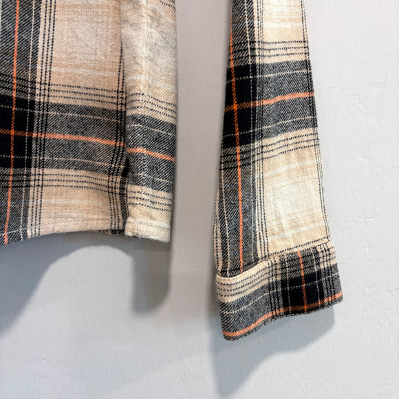 Plaid Embroidered Button Down
