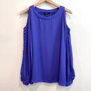 Cold Shoulder Long Sleeve Top-2