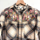 Plaid Embroidered Button Down-3